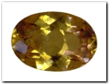Hessonite ovale de 4,92 carat