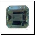 Aigue-marine rectangle pans coupés de 9,96 carat