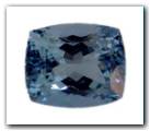 Aigue-marine coussin de 6,02 carat