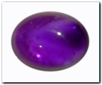 Am�thyste ovale cabochon de 17,30 carat