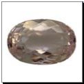 Morganite ovale de 10,09 carat