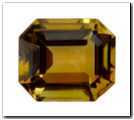 Citrine rectangle pans coupés de 8,83 carat