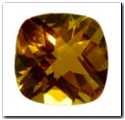 Citrine coussin briolette de 2,91 carat