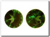 Tsavorite rond de 0,93 carat