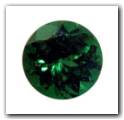 Tsavorite rond de 1,11 carat
