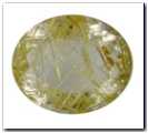 Quartz rutile ovale de 23,20 carat