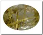 Quartz rutile ovale de 9,39 carat