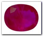 Rubis ovale de 2,35 carat