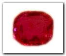 Rubis coussin de 1,34 carat