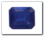 Saphir rectangle pans coupés de 2,34 carat