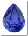 Saphir poire de 2,50 carat
