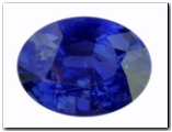 Saphir ovale de 2,40 carat