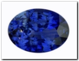 Saphir ovale de 3,03 carat