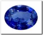 Saphir ovale de 1,39 carat