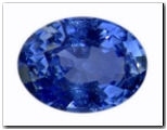 Saphir ovale de 1,41 carat