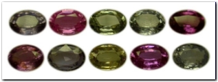 Saphir de couleur ovale de 12,08 carat