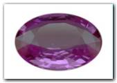 Saphir de couleur ovale de 1,65 carat