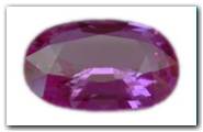 Saphir de couleur ovale de 1,38 carat