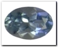 Aigue-marine ovale de 0,40 carat