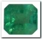 �meraude rectangle pans coup�s de 0,90 carat