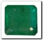 �meraude rectangle pans coup�s de 0,90 carat