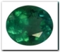 �meraude ovale de 0,65 carat