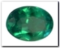 �meraude ovale de 0,38 carat