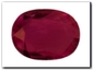 Rubis ovale de 0,98 carat