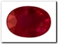 Rubis ovale de 0,79 carat