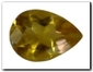 Citrine poire de 0,55 carat