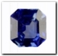 Saphir rectangle pans coup�s de 0,80 carat