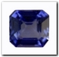 Saphir rectangle pans coup�s de 0,87 carat