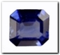 Saphir rectangle pans coup�s de 0,68 carat