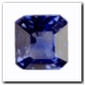Saphir rectangle pans coup�s de 0,96 carat