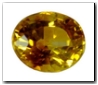 Saphir jaune de 0,82 carat : cliquez pour acheter cette pierre pr�cieuse