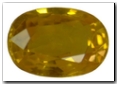Saphir jaune de 1,12 carat : cliquez pour acheter cette pierre pr�cieuse