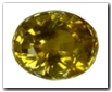 Saphir jaune de 2,37 carat
