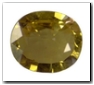 Saphir jaune de 2,47 carat
