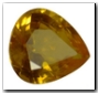 Saphir jaune de 1,99 carat : cliquez pour acheter cette pierre pr�cieuse