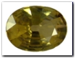 Saphir jaune de 2,55 carat