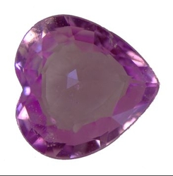 Saphir de couleur coeur de 0,89 carat