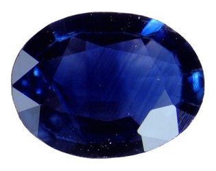 Saphir ovale de 2,00 carat