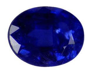 Saphir ovale de 0,45 carat