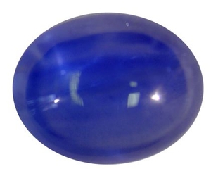 Saphir ovale cabochon de 1,90 carat