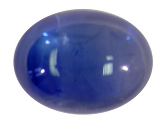 Saphir ovale cabochon de 1,70 carat