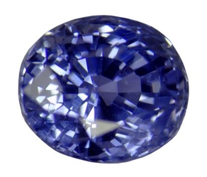 Saphir ovale de 3,57 carat