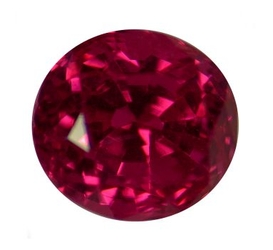 Spinelle ovale de 1,54 carat