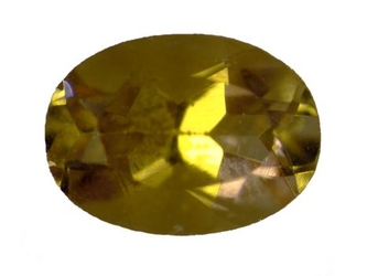 Citrine ovale de 0,60 carat