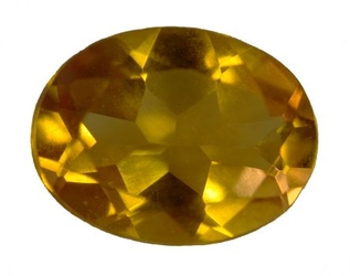 Citrine ovale de 1,00 carat