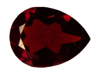 Pyrope poire de 1,25 carat